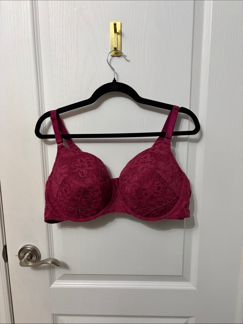 Torrid Lace Underwire Bra in Deep Berry